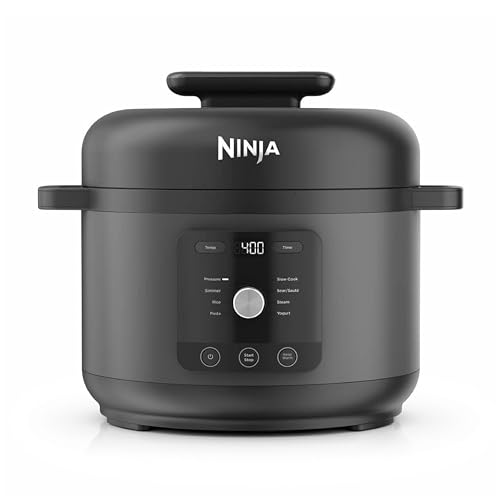 Ninja HyperHeat 9-in-1 Pressure Cooker Slow Cooker Black PC201UK