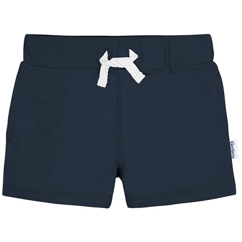 Image of Gerber Baby Boys' 3-Pack Pull-on Knit Shorts
