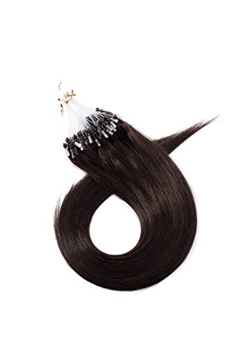 Micro Link Hair Extensions 24 inch #02 Dark Brown