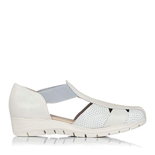 PITILLOS 2004 Sandalia Piel Elasticos Mujer Hielo 38