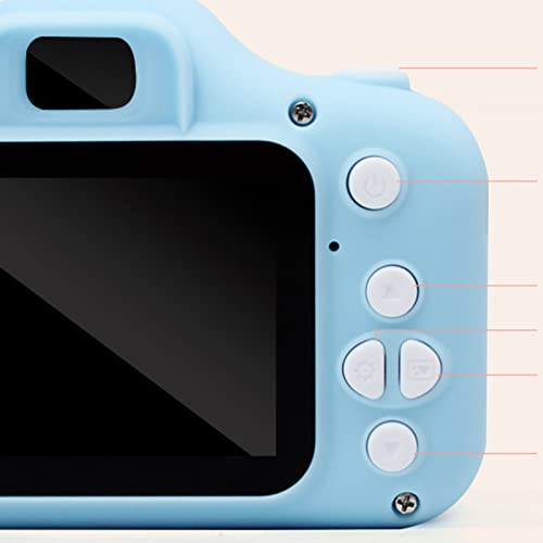 Câmera Digital HD Infantil, Minicâmera Infantil de Brinquedo Silk Touch 32 GB Máximo Cartão de Memór