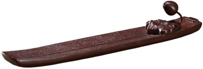 Incense Burner,Incense Stick Holder,Incense Stick Incense Holder Incense Burner Pure Copper Lotus Leaf Creative Horizontal Incense Burner Home Living Room Ornaments Incense Holder