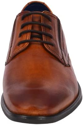 Bugatti Heren Zakelijke Lage Schoen Van Hoogwaardig Leer Derby In Minimalistisch Design Cognacbruin 42 Eu 68014355f95ab1f2a60fe4c3