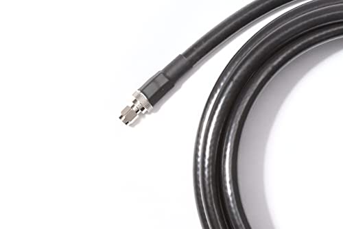 Paradar X-400 coaxial cable, ultra-low-loss for LoRa and HNT N-male to RP-SMA male, 15m, Black - Image 4