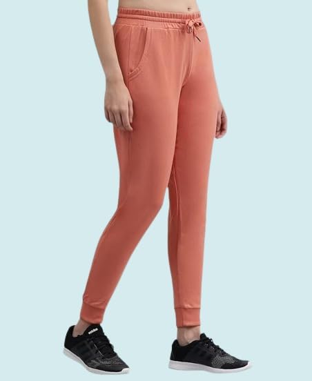 Image of BLUE STAR SHARK Women's Cotton Loopknit Track Pants | Comfortable Lounge Pants for Summer | Casual Pyjamas, Nightwear, Gym, Yoga, Sports, Running | Relaxed Fit Everyday Comfort