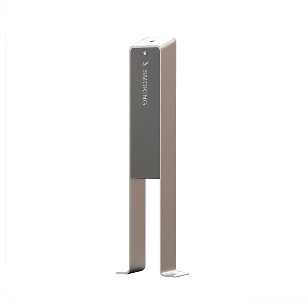 OWOHYG Ashtray Trash Can Smoking Room Stainless Steel Standing Ash Column, Hotel Lobby Cigarette Butt Collection Bucket.