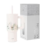 Simple Modern Disney Kids 24 oz Tumbler with Handle and Silicone Straw Lid | Spill Proof Leak Resistant | Stainless Steel Bottle | Gift Boys Girls | Trek Collection | Winnie The Pooh in the Wilderness