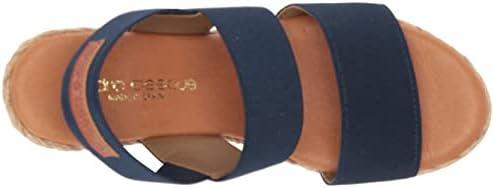 André Assous Women's Allison Espadrille Wedge Sandal, Navy, 9 | Image 4