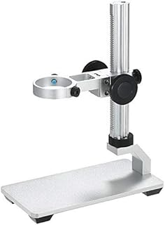 Microscope Stand Bracket Lab Stand Clamp Holder,12mm Digital Microscope Endoscope Holder Stand Adjustable Support Bracket for USB Digital Microscope Endoscope Magnifier Loupe Camera