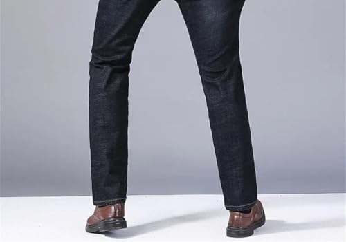 Men's Thin Classic Stretch Loose Straight-Leg Jeans, Premium Plus-Size Everyday Jeans.3