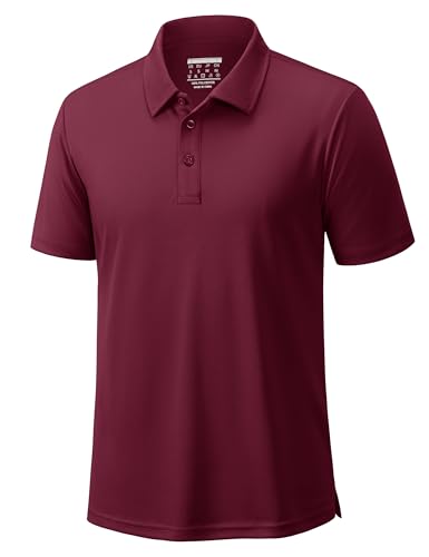 Camisetas Polo para Hombre Cavva, manga corta, secado rápido, transpirable, para golf y deporte, ligera, elástica, con control de humedad, fresca y casual miniatura 1