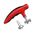 rockible Golf Spike Wrench, Ratchet Action Remover Removal Tool Handle Maintenance Cleat Wrench Adjustment Tool for Golf Shoes