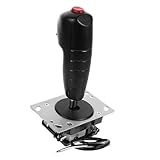NUOBESTY Professioneller Micro flightstick Joystick Ersatz für Flugsimulatoren Präzise Steuerung Langlebiges Material Einfache Installation Kompatibel mit Verschiedenen Flugspielen