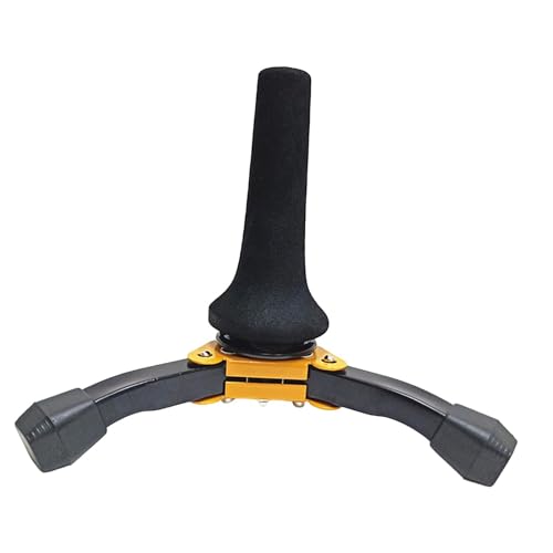 F Fityle Support de trompette support de hautbois accessoire d'instrument hautbois pliable léger support de Saxophone Soprano support de support de clarinette, jaune