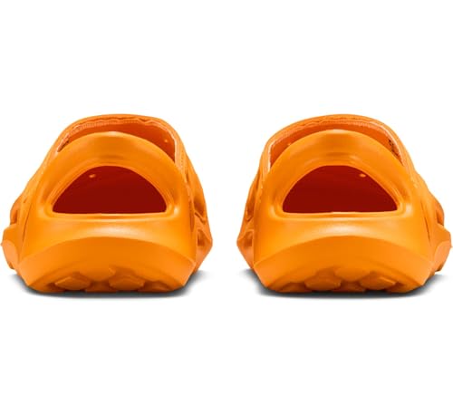 Nike Aqua Swoosh Baby/Toddler Sandals (FN0875-800, Orange Peel/Picante Red/Orange Peel)3