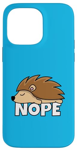 Lazy Porcupine Porky Not Today Nope �X�}�z�P�[�X iPhone 14 Pro Max �p