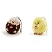 Trudi Charm Riccio Peluche Mini Appendibile, Colore Marrone, Xxs, 29083 & Charm Pulcino Peluche Mini Appendibile, Colore Giallo, Xxs, 29081