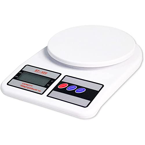 Vetrineinrete® Bilancia da cucina digitale gr oz da 1gr a 7kg pesa alimenti con tara display lcd 7000 gr utensili da cucina accessori SF-400 D87