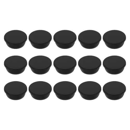 Image of MECCANIXITY 15pcs T-Shaped Silicone Plugs 37.6mm 1-15 /32 Inch Dia, Black | Snap in Plug Hole Seal Cover Round Rubber Stopper for 35.5-37.6mm Holes Kitchen Rubber Bulkheads Waterproof Sealing