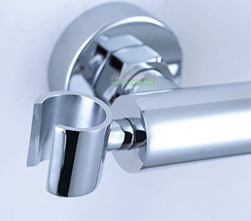 FZHLR Hot and Cold Bidet Bathroom Shower Toilet Jet Cleaner Portable Spray Brass Single Handle Wall Mount Faucet,Chrome A - Image 7