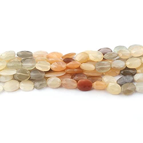 Multi Moonstone perles ovales 14mm 22mm pour création collier SB1146