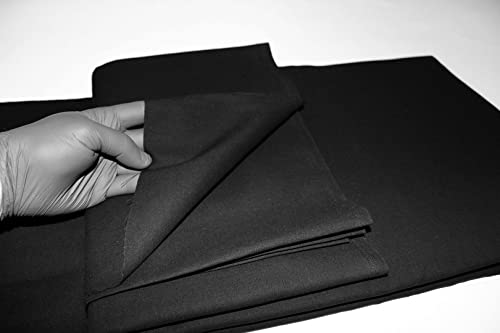 Premium Black 100% Cotton Muslin Fabric - Versatile 58" Wide Draping Textile, Perfect for Fashion, Quilting & Crafts (2 Yards) 9 Premium Black 100% Cotton Muslin Fabric - Versatile 58" Wide Draping Textile, Perfect for Fashion, Quilting & Crafts (2 Yards) - Image 8