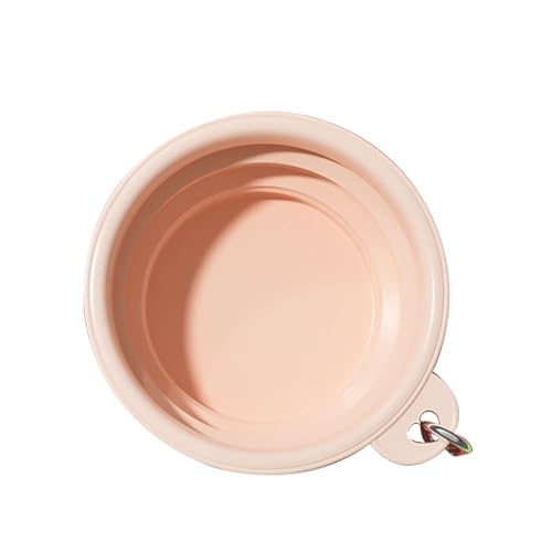 Gerinkoken ペットボウル 折りたたみ式 水飲み 携帯用 散歩用 折りたたみ式 ペット給水器 犬用ウォーターボウル 給水シリコンカップ皿 旅行用に拡張可能なポータブル犬用トラベルボウル 持ち運び便利 ハイキング、キャンプ、運転用