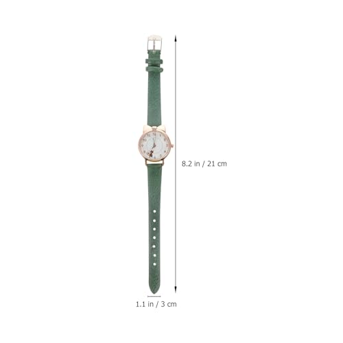 ibasenice Luminous Girls Quartz Watch with Cartoon Kitten Pattern Stylish Wristwatch for Kids 8-12 Comfortable Student Gift - Image 3