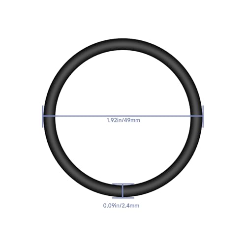 Image of (2pcs) 6P3-24564-00-00 Fuel Filter Gasket Compatible with Yamaha Outboard 4-Strokes Engine F150 F175 F200 F225 F250 F300 F350 Models Fuel Filter Cup Seal O-Ring Replacement