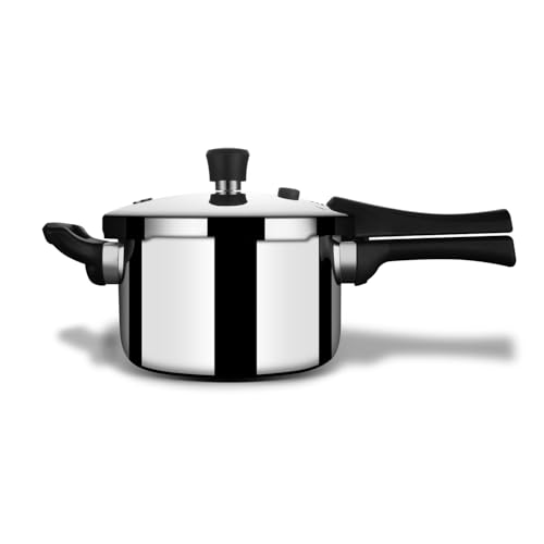 Stahl Xpress Cooker Triply Pressure Cooker Broad, Induction Cooker, Outer Lid Pressure Cooker 5 L, Induction & Gas Stove Compatible, 5 Years Warranty