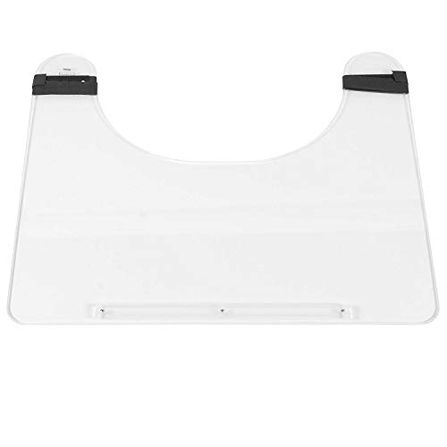 DMI Wheelchair Tray, Clear Acrylic Wheelchair Lap Tray