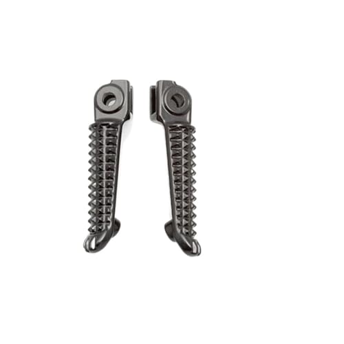 Repose-pieds de moto avant noir anti vibration compatible Yamaha R1 R6 FZ6 XJ6 FZ8 FZ1
