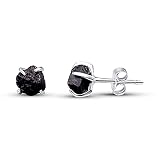 real raw black tourmaline stone tiny...