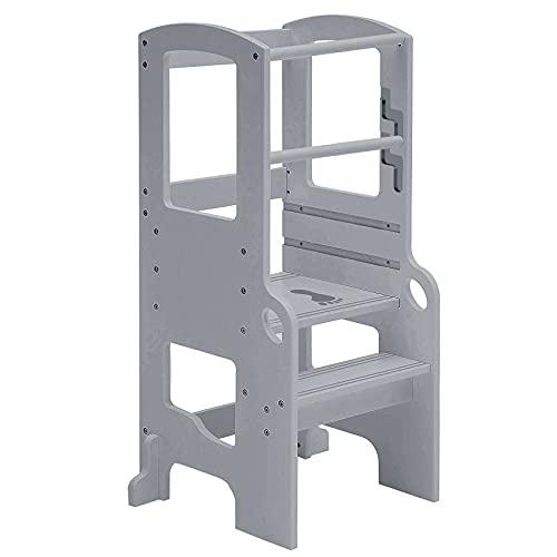 Amazing ๐ฅ UNICOO- Bamboo Height Adjustable Kids Learning Stool, Kids Kitchen Step Stool, Toddlers Stool (Kids Stool - Gray) Amazing ๐ฅ UNICOO- Bamboo Height Adjustable Kids Learning Stool, Kids Kitchen Step Stool, Toddlers Stool (Kids Stool - Gray)