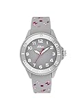 s.Oliver Mädchen Analog Quarz Uhr mit Silikon Armband SO-3922-PQ
