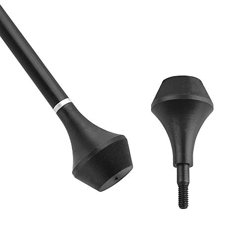 ZZYB 10pcs Point de la flèche de Sécurité Pratique Émousser Boradheads de Chasse Tir à l'arc Têtes de Flèche en Nylon pour Cible d'entrainement Cover