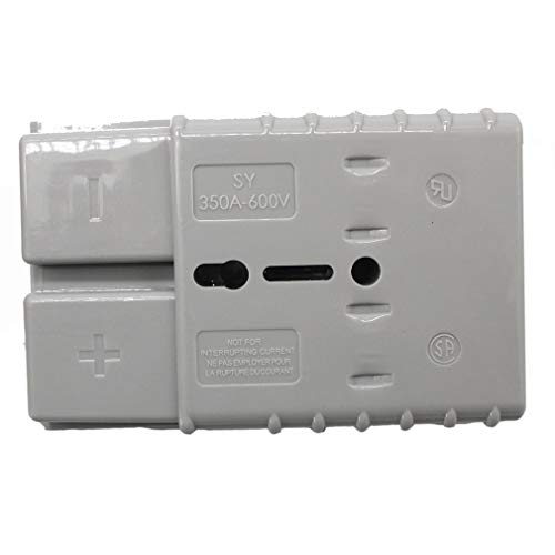 image for X-Haibei Pair 350 Amp 2/0 Gauge Battery Quick Connector Gray, Jumper C