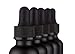 The Bottle Depot - 24 Pack - 1 oz Glass Bottle with Dropper - Black Frosted - 20-400 Neck Finish - Boston Round Bottles - UV Rays Protection