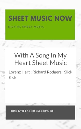With A Song In My Heart Sheet Music