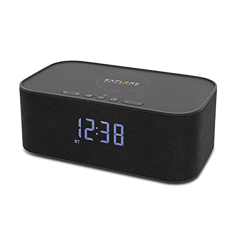 Enceinte stéréo Bluetooth Explore Scientific BCC1001 pour réveils en musique