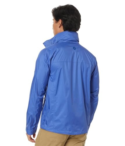 MARMOT Men's PreCip Eco Lightweight & Waterproof Rain Jacket, Twilight Blue, XX-Large