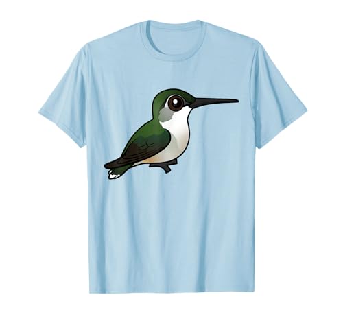 Cute Cartoon Ruby-throated Hummingbird Birdorable Female T-Shirt