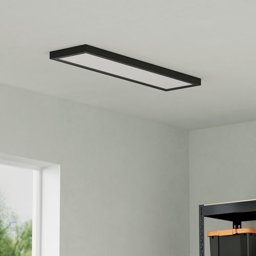 Image of UltraLux 1x4 Surface Mount Slim LED Panel Dimmable 3CCT Matte Black 1Pk