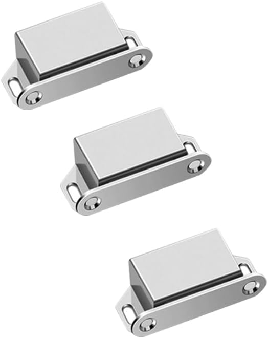 3/6pcs Magnetic Door Suction, Door Closing Suction, Door Latch, Magnetic adsorption, Used for Cabinet, Wardrobe, Shoe Cabinet(3pcs)