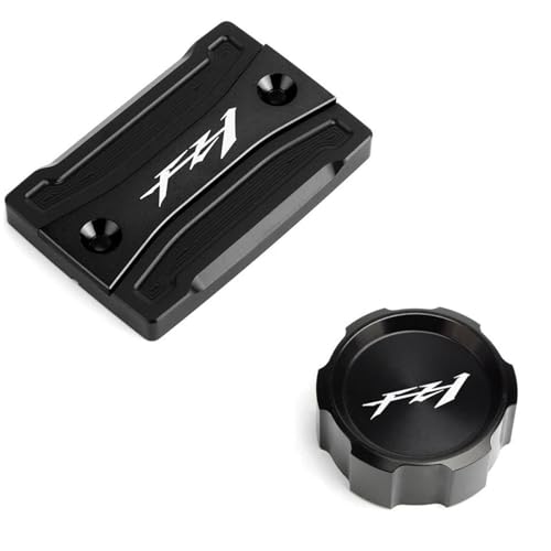 Tapa de depósito de freno de aluminio negro para FAZER FZ1 que mejora la protección hidráulica