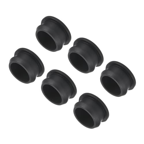 QUARKZMAN Bouchon de Trou Silicone à Verrouillage à Pression 6 Pcs 22mm de Diamètre Cache Trou Rond de Panneau Caoutchouc pour Cloisons Caoutchouc Cuisine,...
