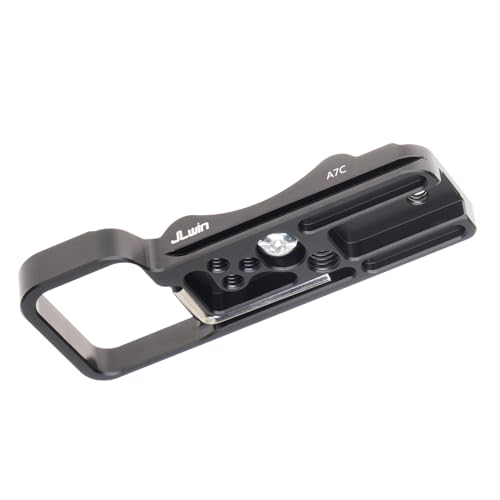 FocusFoto Quick Release Baseplate QR Plate Mount for Sony Alpha A7C ILCE-7C Mirrorless Camera, Compatible with Arca-Swiss Standard Tripod Ballhead