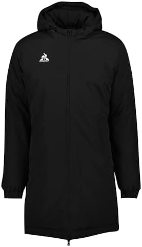 Le Coq Sportif 2421673 LE COQ SPORTIF - TRAINING Parka de banc Club N°1 m - Homme Hiver Chaude Longue Imperméable Doublée Rembourrée Polyamide Sport Travail - Taille XL - Couleur Noir Mixte (lot de 1)