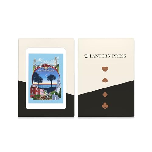 Baraja de cartas Poker Charleston South Carolina 52 cartas miniatura 4