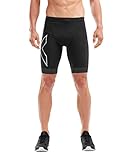 2XU Compression Tri Short, Black/Black, Medium